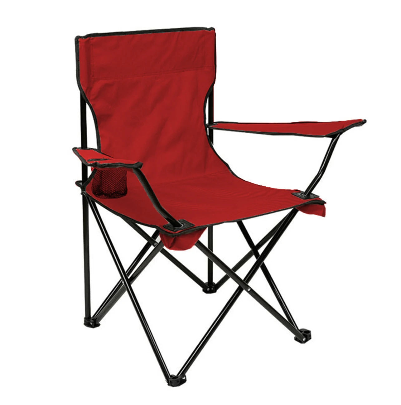 Greatoyar Folding Steel Camping Chair, Folding Camping Chair Leisure Chair, with Storage Bag, for Outdoor, Fishing, Festival, Picnic