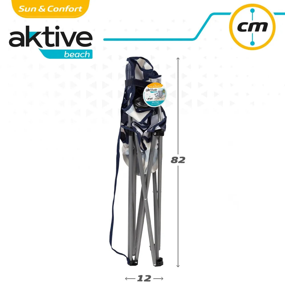 Folding camping chair with coasters and backrest breathable Aktive Camping folding chairs with backrest, folding beach chairs, folding chairs, folding camping chairs, camping chair, camping furniture