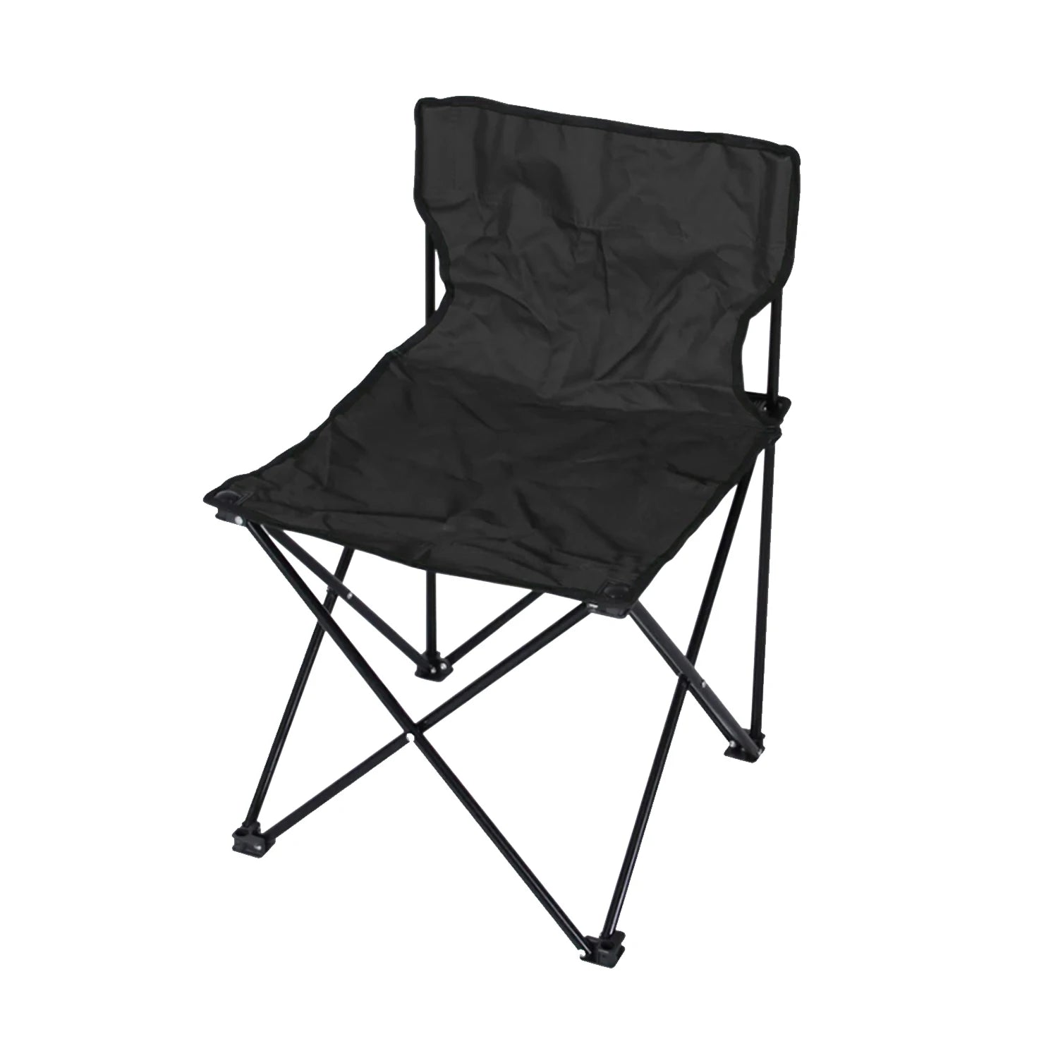 Greatoyar Folding Steel Camping Chair, Folding Camping Chair Leisure Chair, with Storage Bag, for Outdoor, Fishing, Festival, Picnic