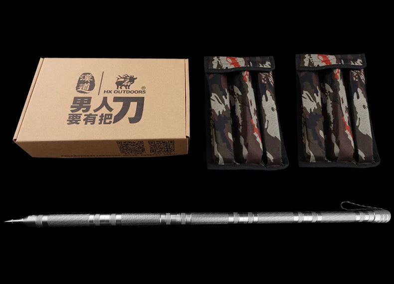 Multifunctional Camping Self Defense Stick, Outdoor Sports, Hiking Survival Tool, Walking Stick, Tactical Stick