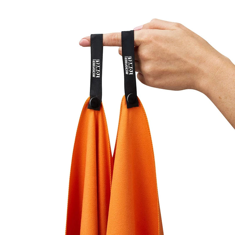 Quick Dry Beach Towel Portable Bathroom Towel Water Sweat-absorbent Microfiber Towels Outdoor Jogging Fitness Bath Towels