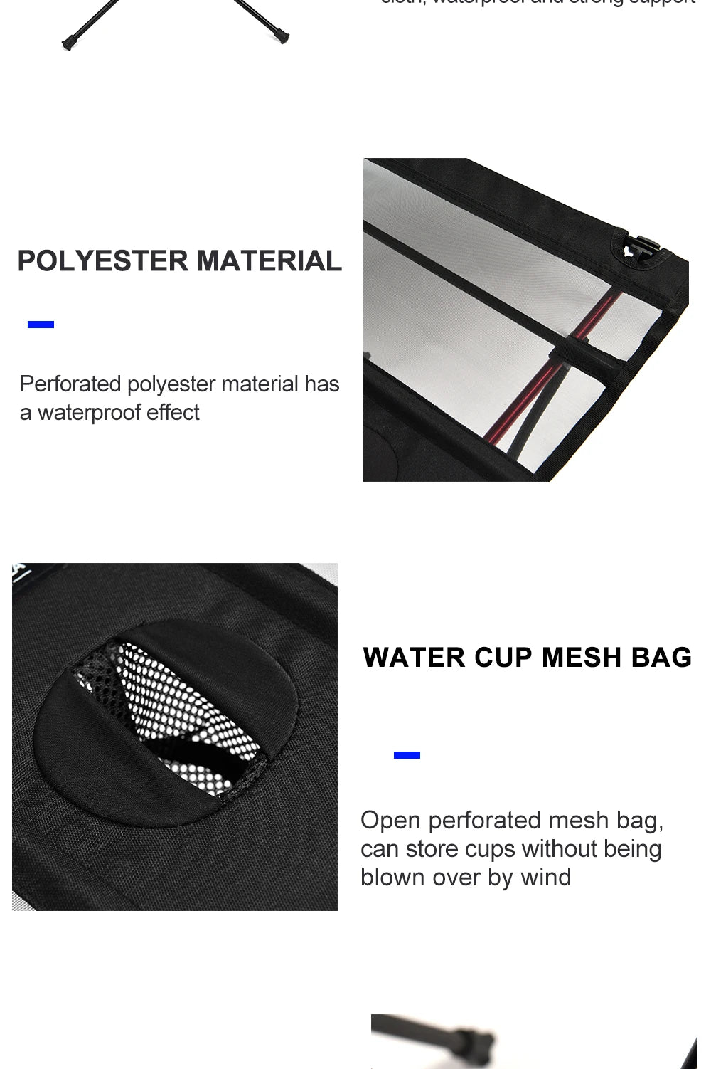 Widesea Camping Folding Table Tourist Picnic Pliante Dinner Foldable Travel Furniture Equipment Supplies Tourism Outdoor Fishing