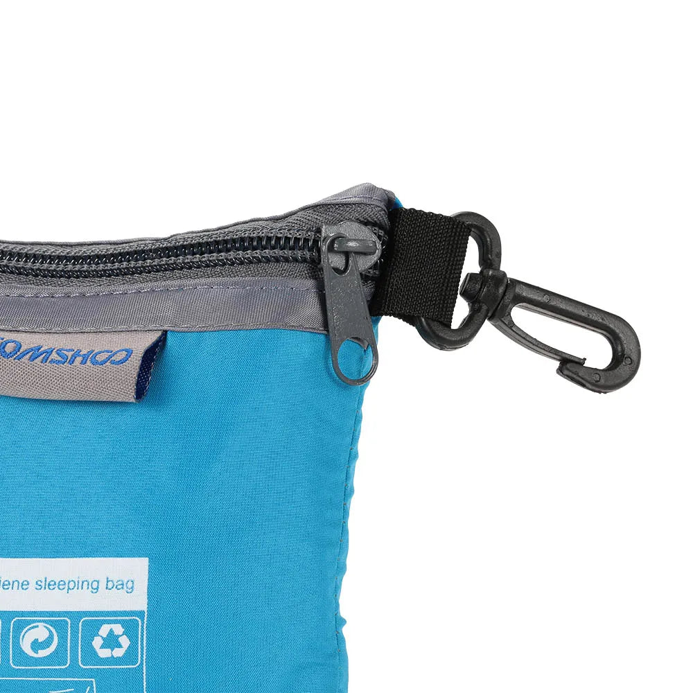 Tomshoo 70*210CM Portable Sleeping Bag Outdoor Travel Camping Hiking Polyester Pongee Healthy Sleeping Bag Liner with Pillowcase