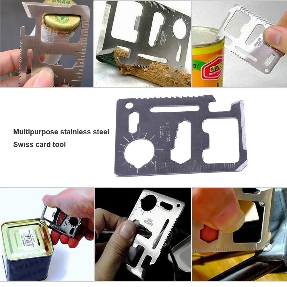 11 in 1 Survival kit Outdoor Camping Equipment Travel Militar Emergency Supplies First aid kits Tactical survival Tools