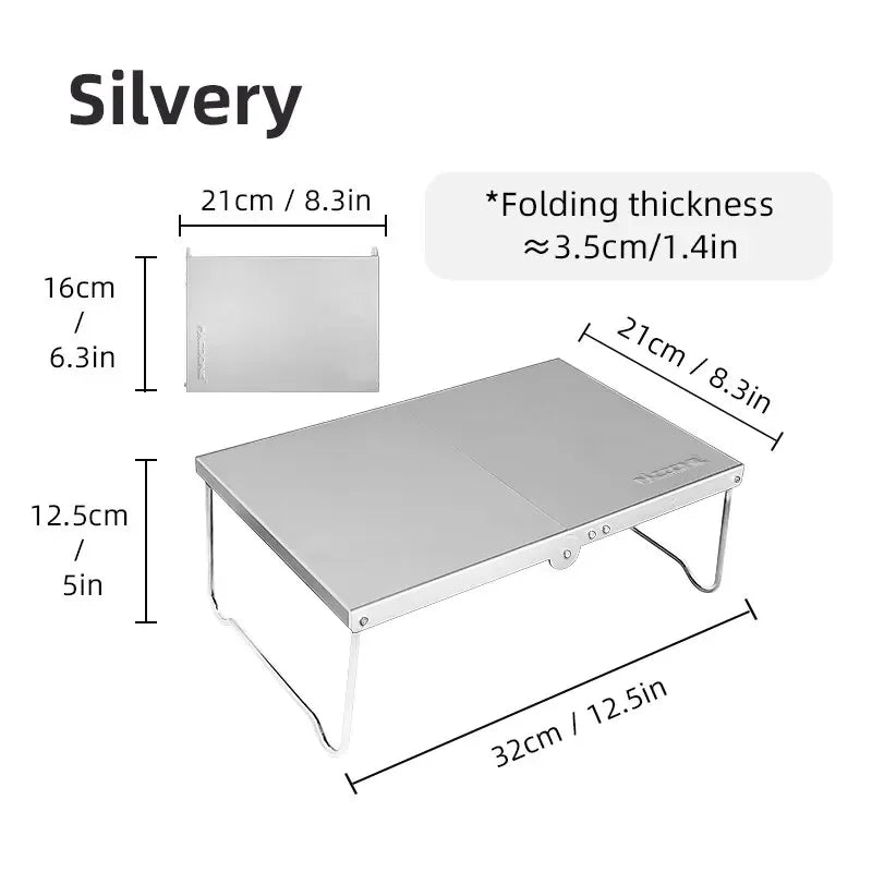 Camping Portable Foldable Table Small Coffee Tables Ultralight Outdoor Hiking Picnic Table MDF Mini Folding Table New