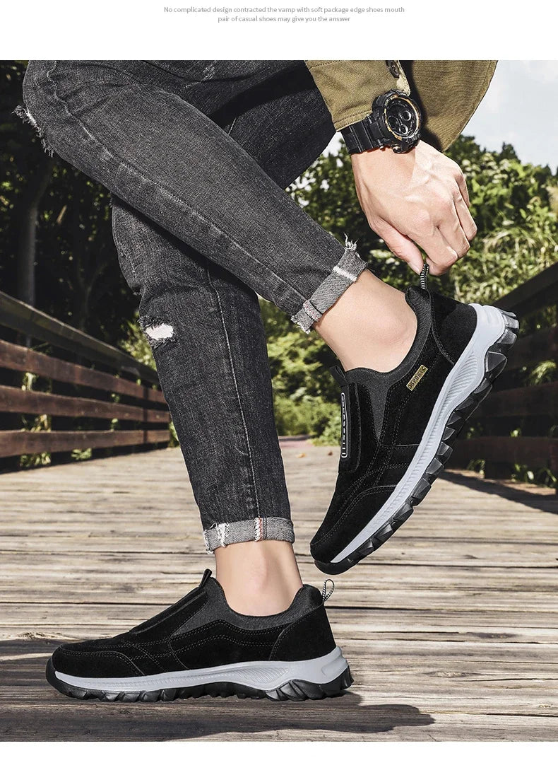 Men's Outdoor Camping, Light Running, Jogging, Leisure Mountaineering, Men's Shoes, Anti Slip Hiking Shoes, Large Size 39-49