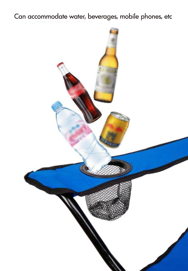 Portable Folding Camping Chair with Carrying Bag Foldable Camping Chair Hard Arms, Portable Lawn Chair for Adults,Outdoor Chairs