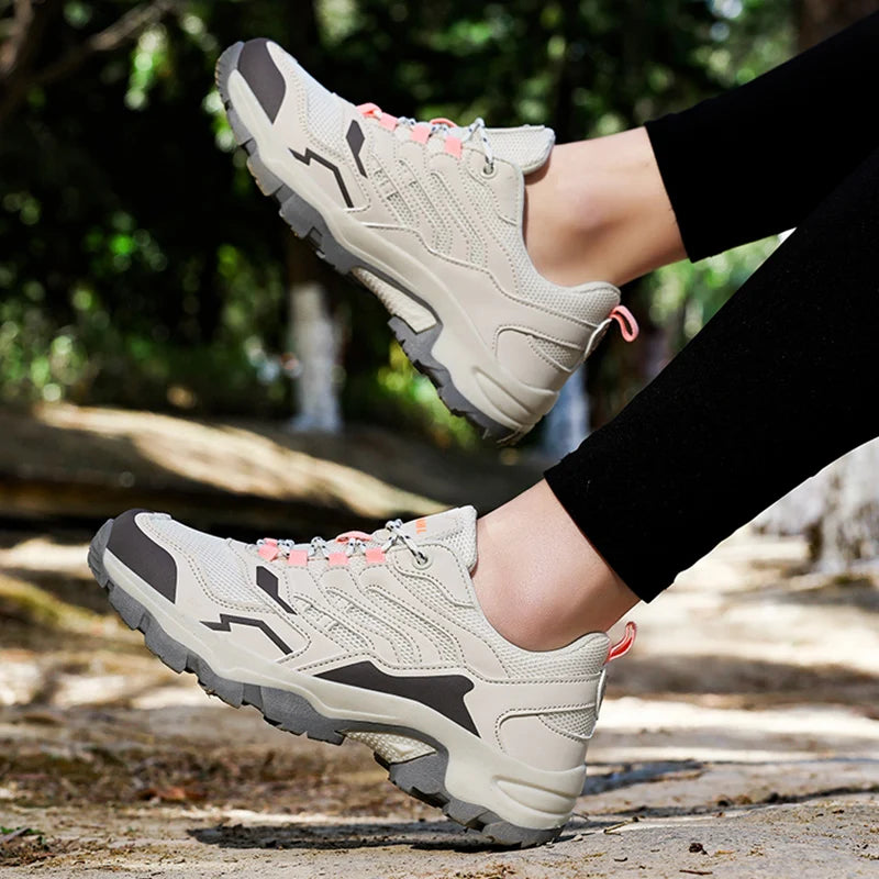 2025 Hiking Shoes Unisex Outdoor Hiking Sports Hiking Shoes Non-slip Waterproof Camping Shoes Outdoor Sports Shoes Walking Shoes