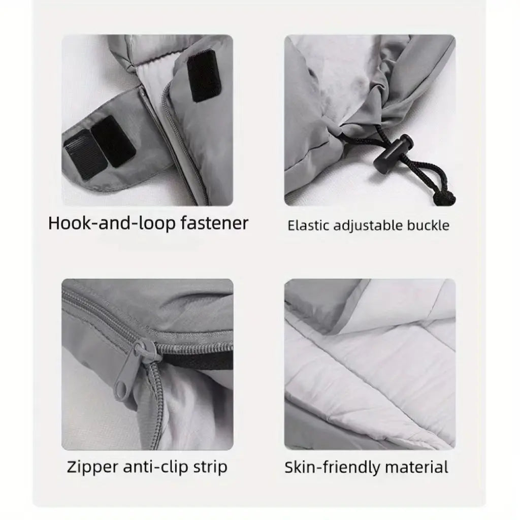 Camping Sleeping Bag - 3 Season Warm & Cool Weather - Summer, Spring, Fall, Lightweight, Waterproof Adults - Camping Gear Equipm