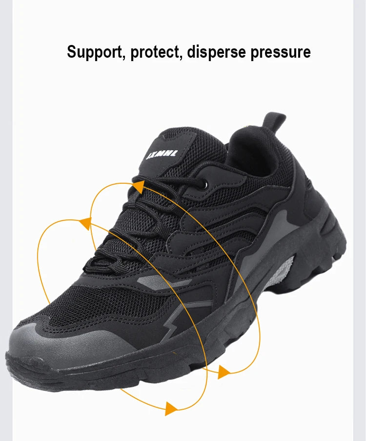 2025 Hiking Shoes Unisex Outdoor Hiking Sports Hiking Shoes Non-slip Waterproof Camping Shoes Outdoor Sports Shoes Walking Shoes