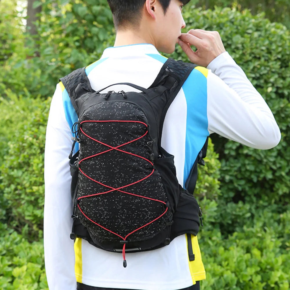 Hiking Necessities Backpacking Backpack UltralightWater Resistant for Camping Running w Hydration Bladder Hiking Water Backpack