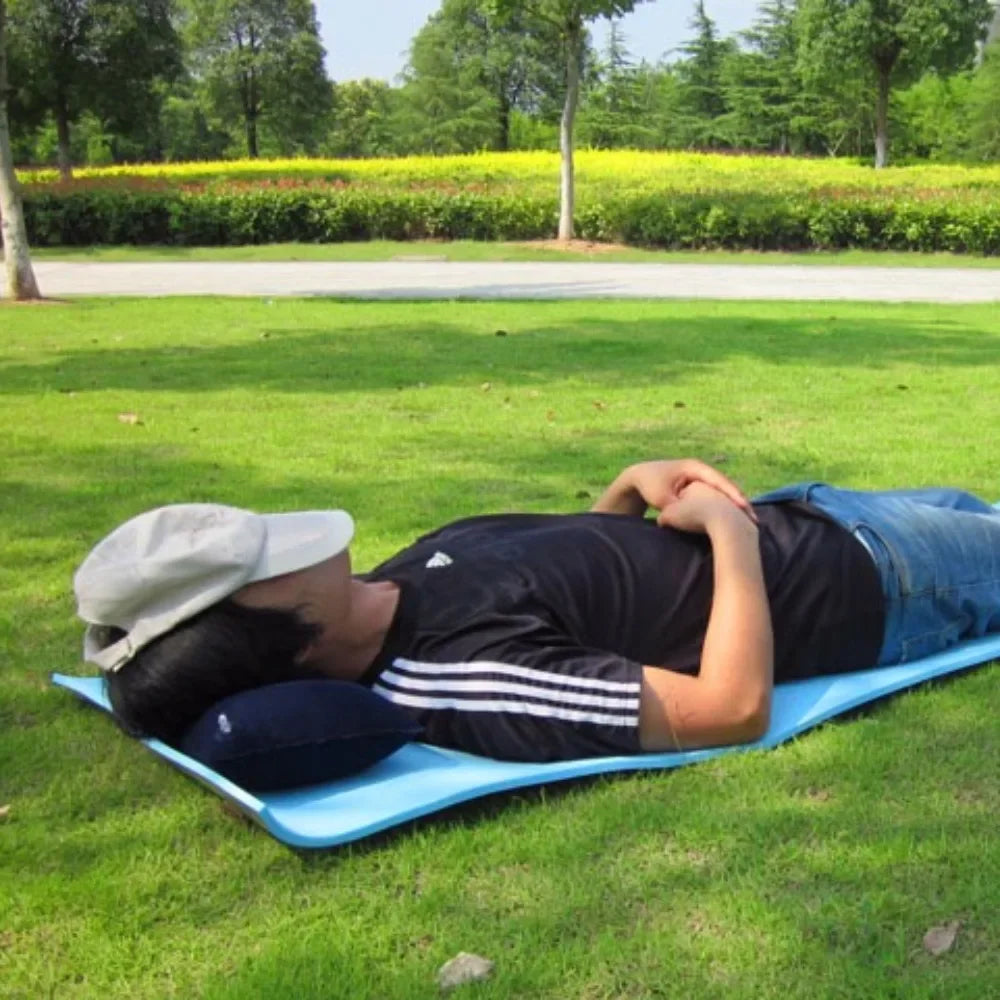 Outdoor Camping Pillows Portable Fold Inflatable Air Pillow Outdoor Pillow Travel Sleeping Ultralight Inflatable Air PVC Pillow