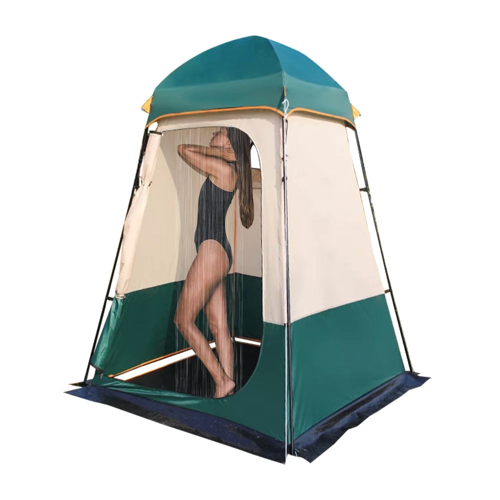 Portable Shower Tent for Outdoor Bathing Camping Toilet Pop-Up Privacy Shelter Beach Dressing Room Waterproof Lightweight WC