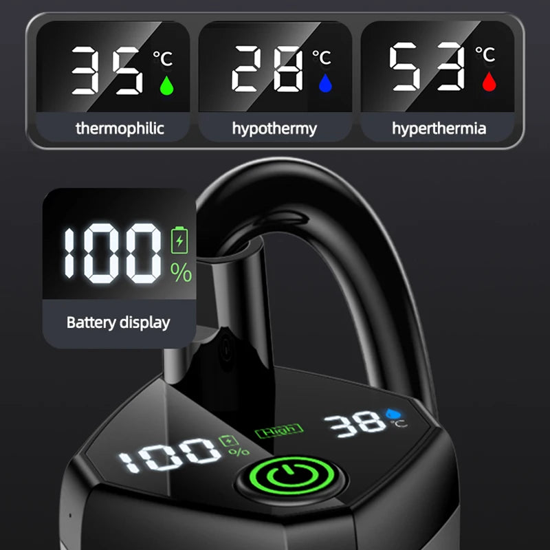 Portable Shower for Camping 6000mAh Rechargeable Camping Shower with Shower Head Intelligent LED Display Electric Shower Pump