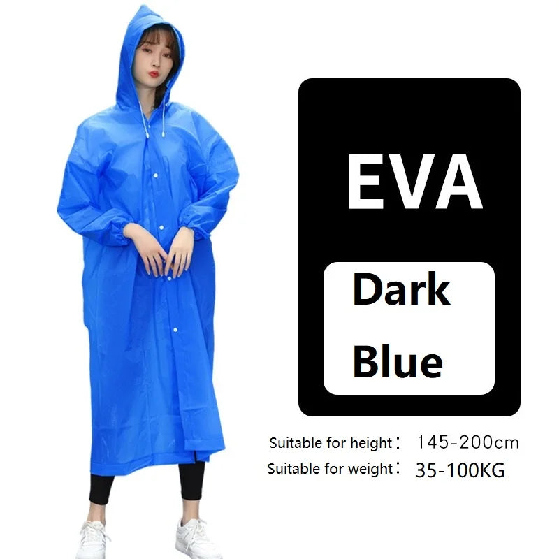 Rainwater Layers Waterproof Women's Raincoat Rain Cover Protection for Rainy Ponchos Folding Raincoat Trip Ponchos Waterproof