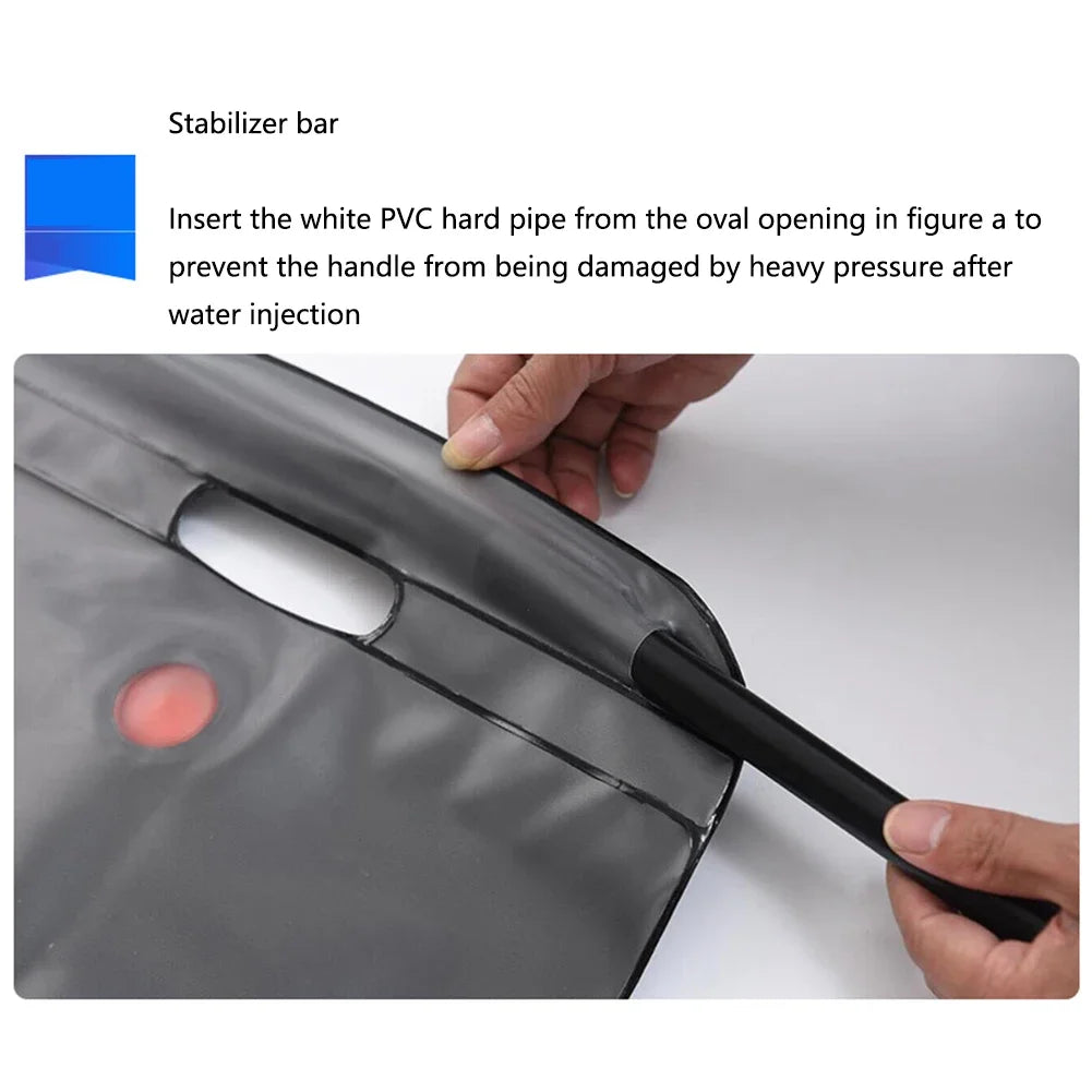 20L Portable Outdoor Camping Shower Bag Solar Heated Travel Hiking Climbing Shower Bath Water Bags Camping Equipment