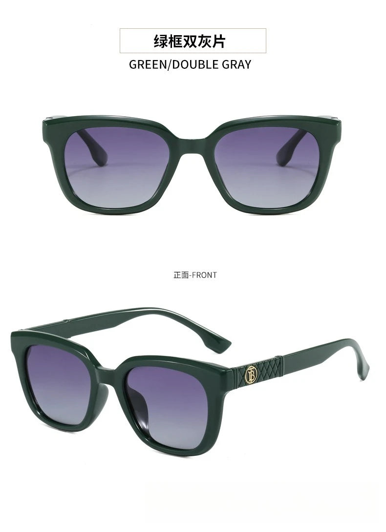 ‌2025 Square Sunglasses: Balenciaga-Inspired TAC Polarized Lenses, UV400 & Anti-Glare for Street Style & Instagram Edge.‌