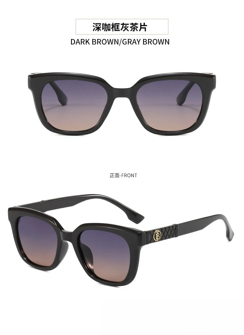 ‌2025 Square Sunglasses: Balenciaga-Inspired TAC Polarized Lenses, UV400 & Anti-Glare for Street Style & Instagram Edge.‌