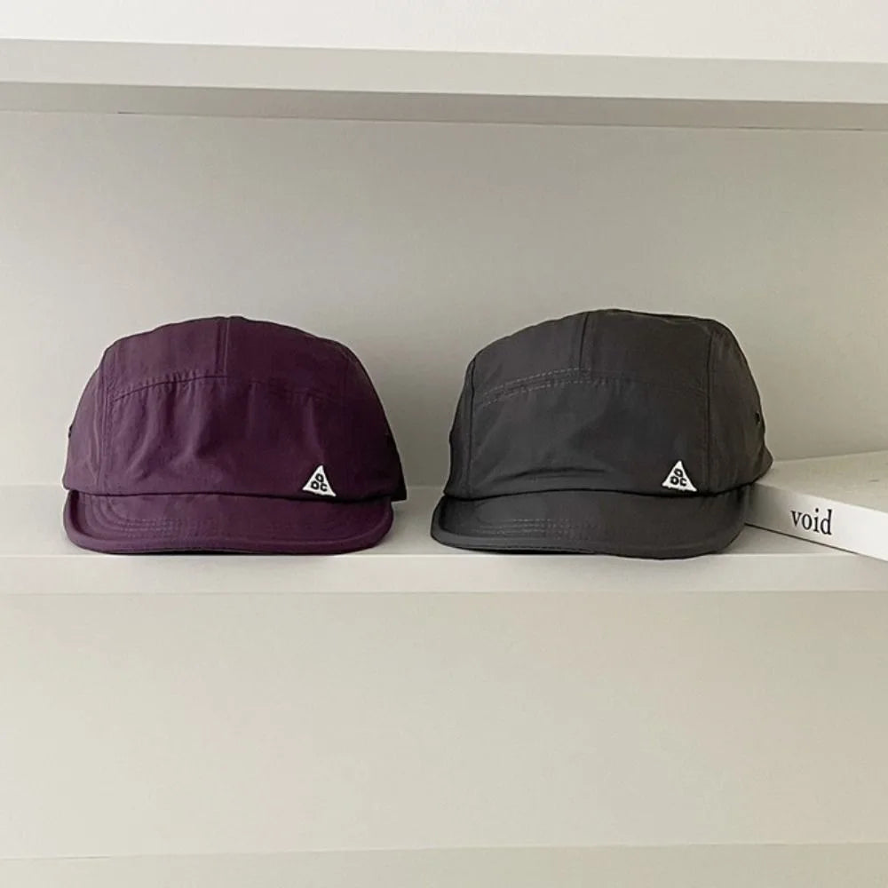 Casual Short Brim Camping Hat Quick-Dry Soft Sun Hats Adjustable Baseball Cap Men and Women