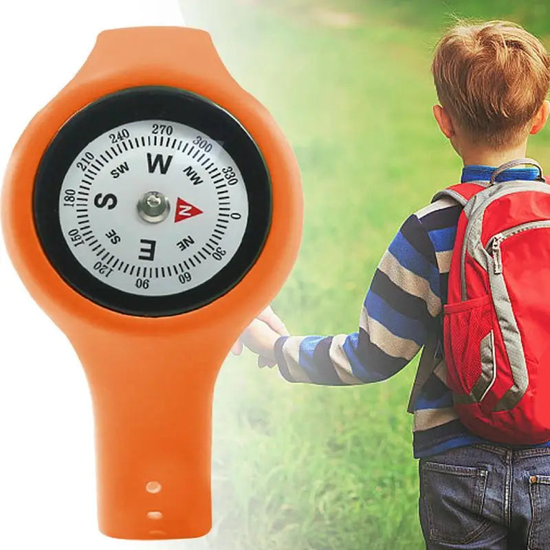 Compass Watch Adjustable durable High Precision Wearable Wrist Compass Suitable For Student Adult Outdoor Camping Hiking