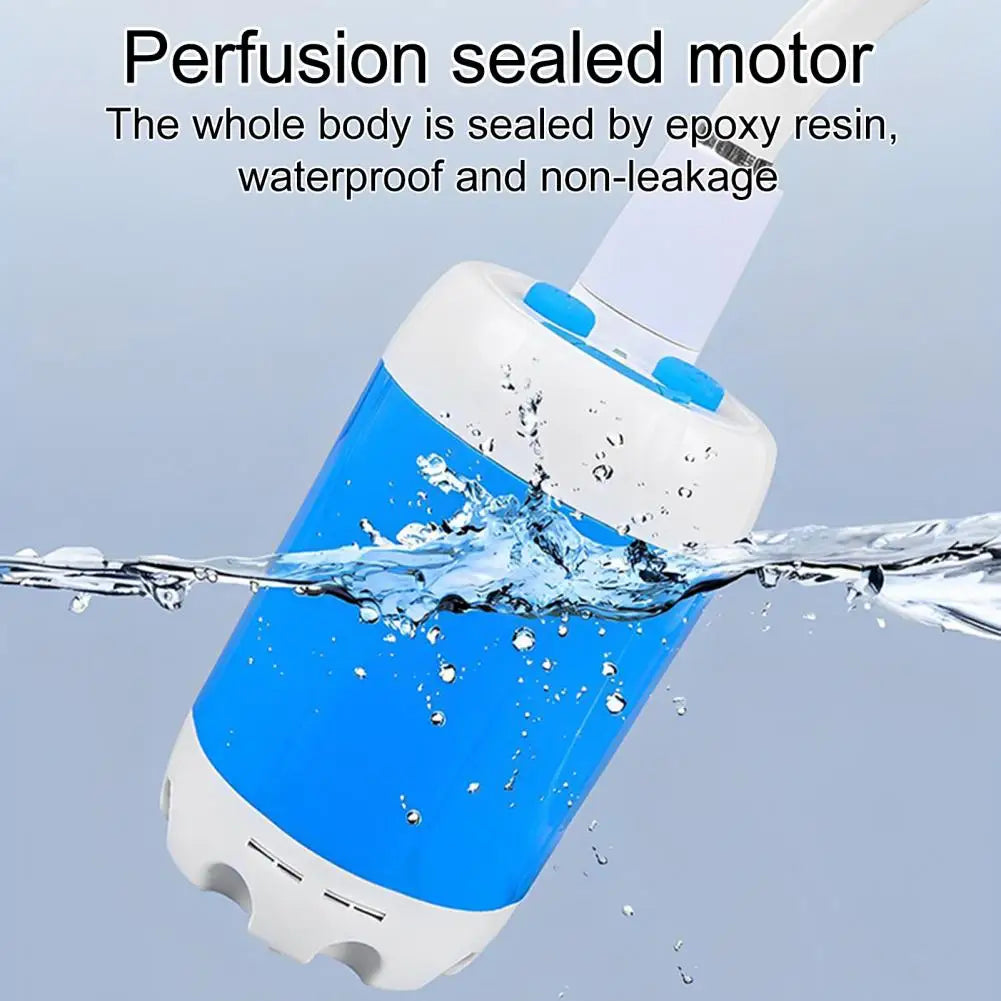 Portable Camping Shower Outdoor Camp Shower Pump,Upgrade Rechargeable Electric Shower Pump with Intelligent Digital Display