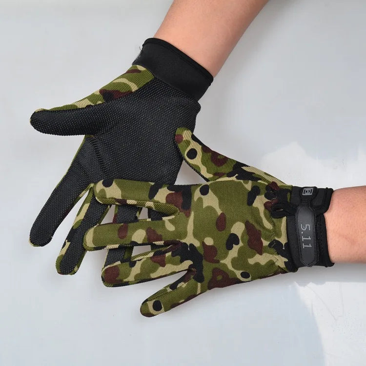 Tactical Gloves Summer Men's Lightweight Breathable Outdoor Cycling Fishing Sports Non-Slip Women Full Finger Glove Half Finger