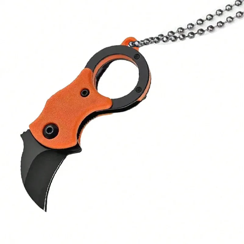 1pc Small Pocket Knife for Men, Carry-on Small Camping Hunting, Portable Pocket Utility for Outdoor Activities