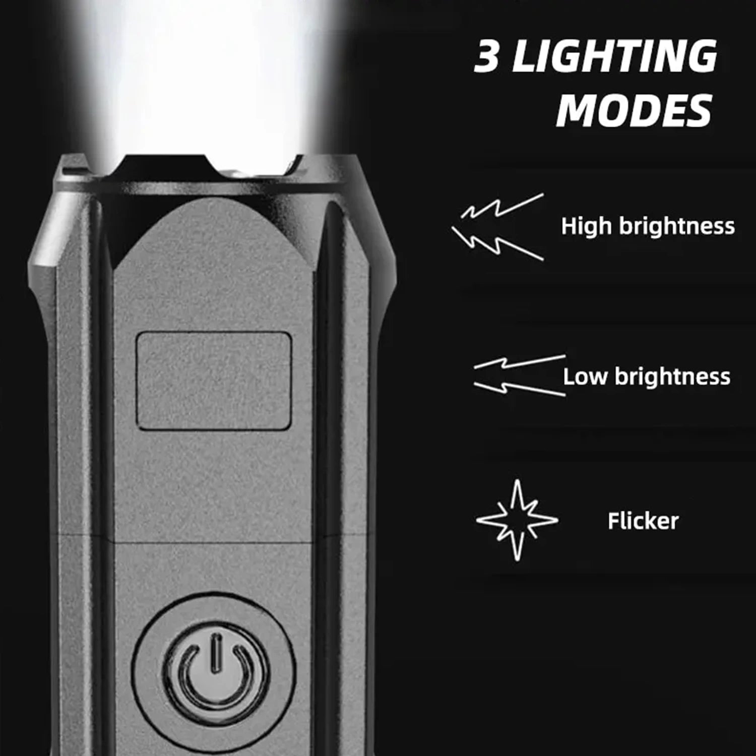 Flash Light Portable Rechargeable Spotlights High Power Led Flashlight Camping Ultra Powerful Protable Flashlight Lamp Work New