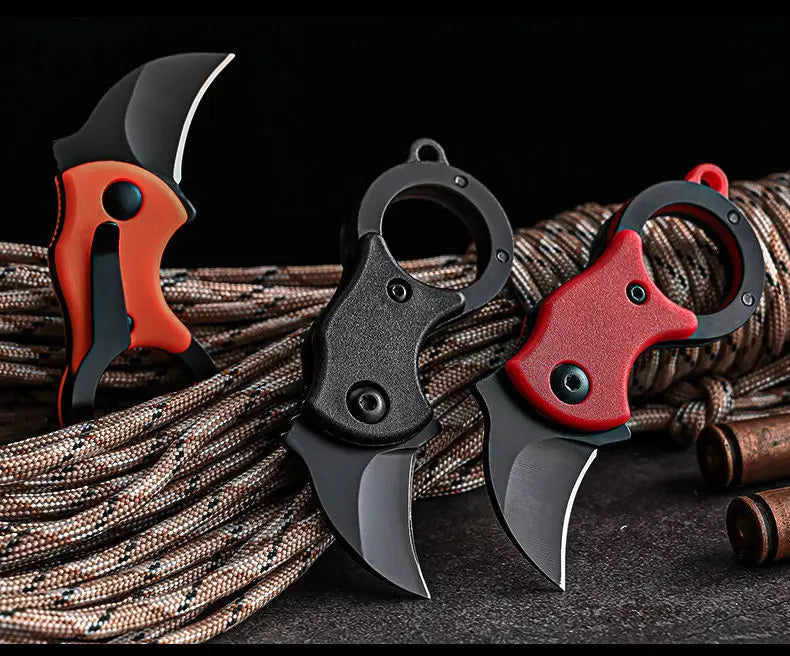 NEW Mini Keychain Pocket Knife Stainless Steel Camping Small Mini Portable Knife Peeler Fixed Blade Multi EDC Tool with Chain