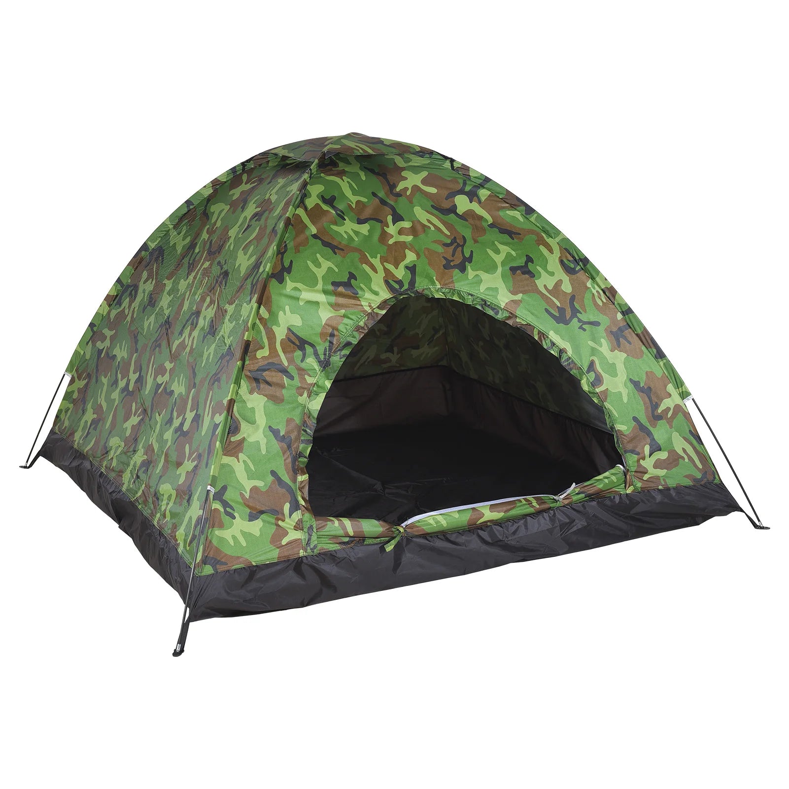 Tent for Camping 3-4 Person Capacity Waterproof Camouflage Dome Tent UV Protection Mosquito Net Easy Setup Family Tents