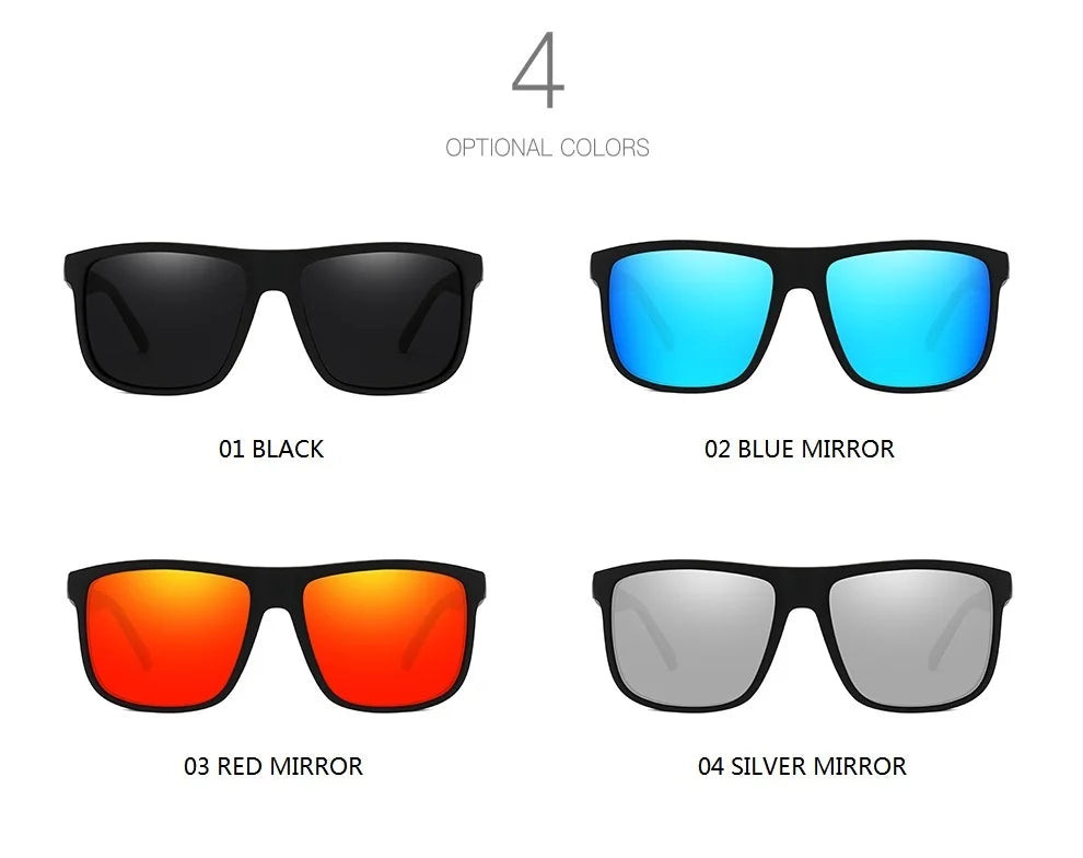 Fashion Vintage Square Sunglasses Men Women Luxury Brand Designer Men's Sun Glasses Driving Fishing UV400 Eyewear Man