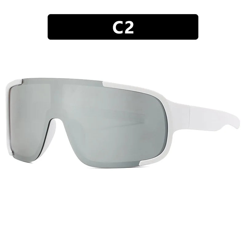 Sunglasses for women, cycling glasses, outdoor sports, running, UV protection, windproof, men's sunglasses, round face