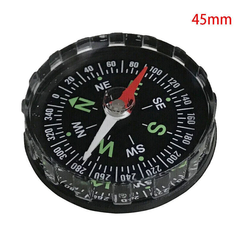Compass Mini Outdoor 45MM Compass Navigation Compass Camping Hiking Pocket Compass for Camping disorientated Survival tools