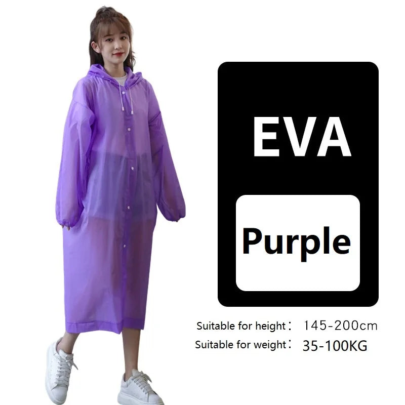 Rainwater Layers Waterproof Women's Raincoat Rain Cover Protection for Rainy Ponchos Folding Raincoat Trip Ponchos Waterproof