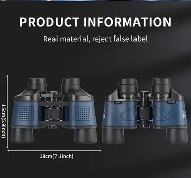 High-definition high-magnification 735 binoculars are portable and compact for bird watching, sightseeing and travel