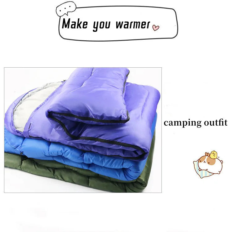Natural Hiking Sleeping Bag, 0.95kg, Outdoor Camping Gear, Travel,  Mountaineering, Camping Bed, Hiking Supplies, Winter Quilt