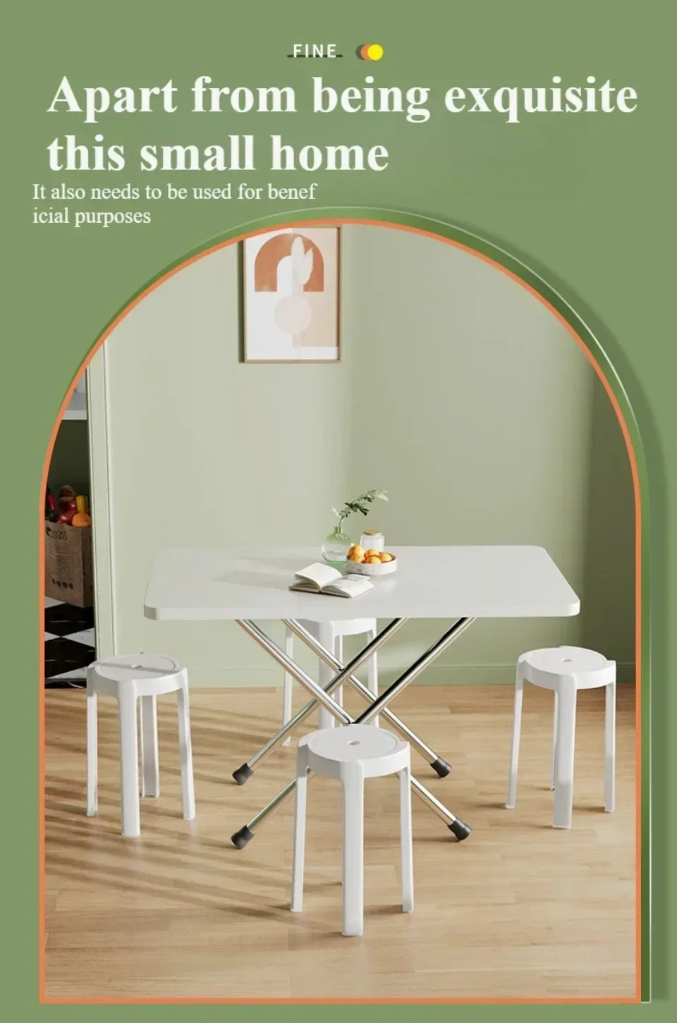 Folding Table Camping Not Easy Shake Durable Rectangular ShapeTable High Load-bearing Capacity Portable Camping Table Foldable