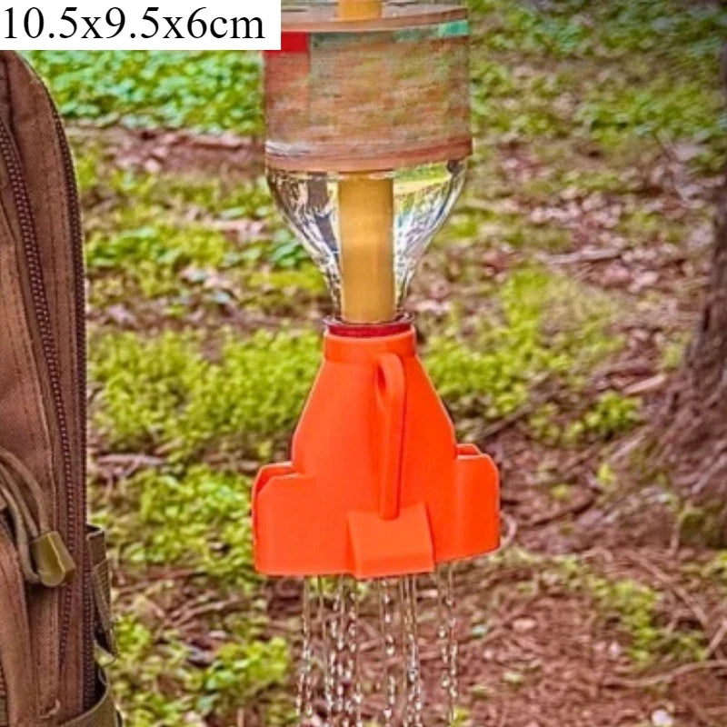 1pcs Portable Outdoor Camping Shower Device Compact Durable Camping Shower Kit Creative 3D Printed Gift for Outdoor Enthusiasts