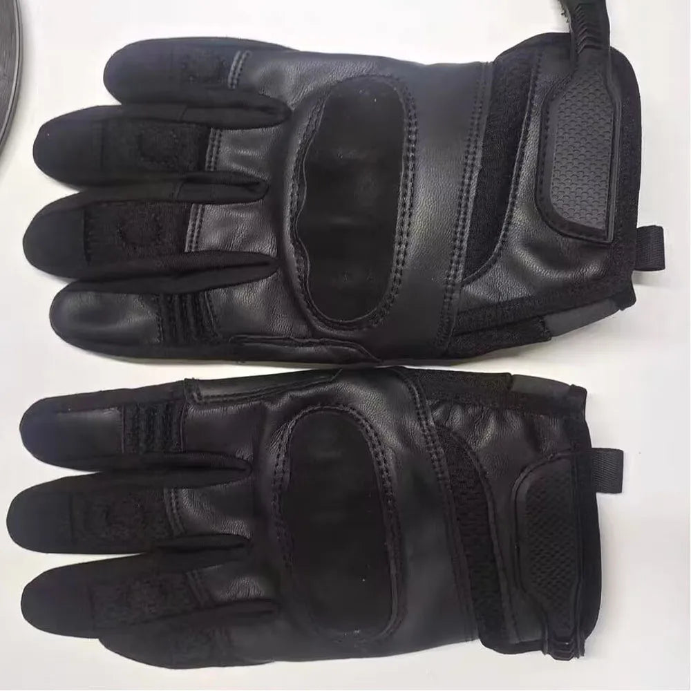 Tactical Gloves Touch Screen PU Leather Protective Shell Non-slip Gear Outdoor Hunting Paintball Motorcycle Sport Cycling Work
