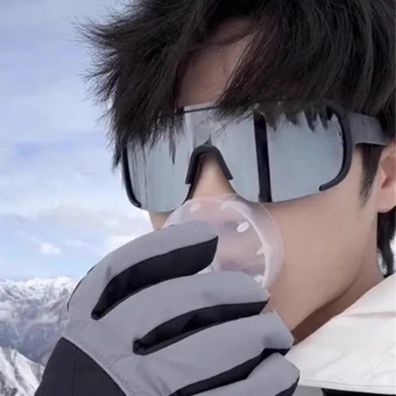 Sunglasses for women, cycling glasses, outdoor sports, running, UV protection, windproof, men's sunglasses, round face