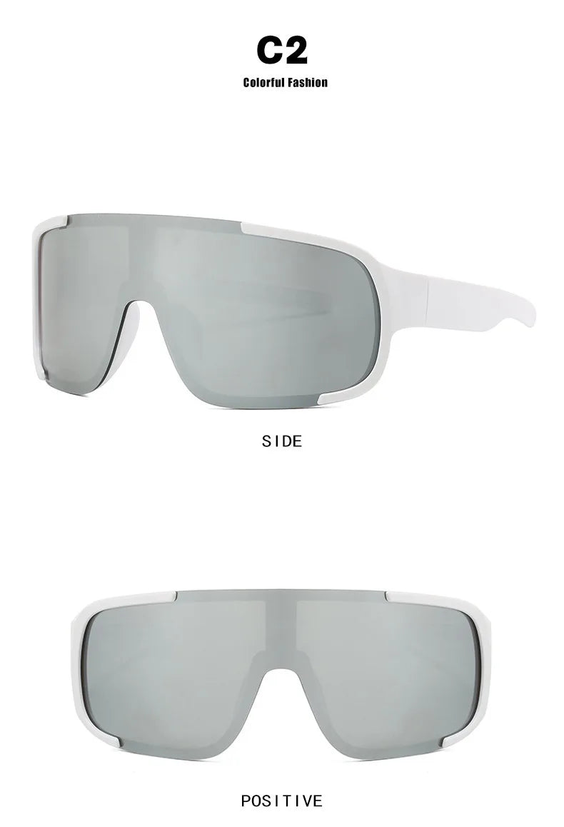 Sunglasses for women, cycling glasses, outdoor sports, running, UV protection, windproof, men's sunglasses, round face