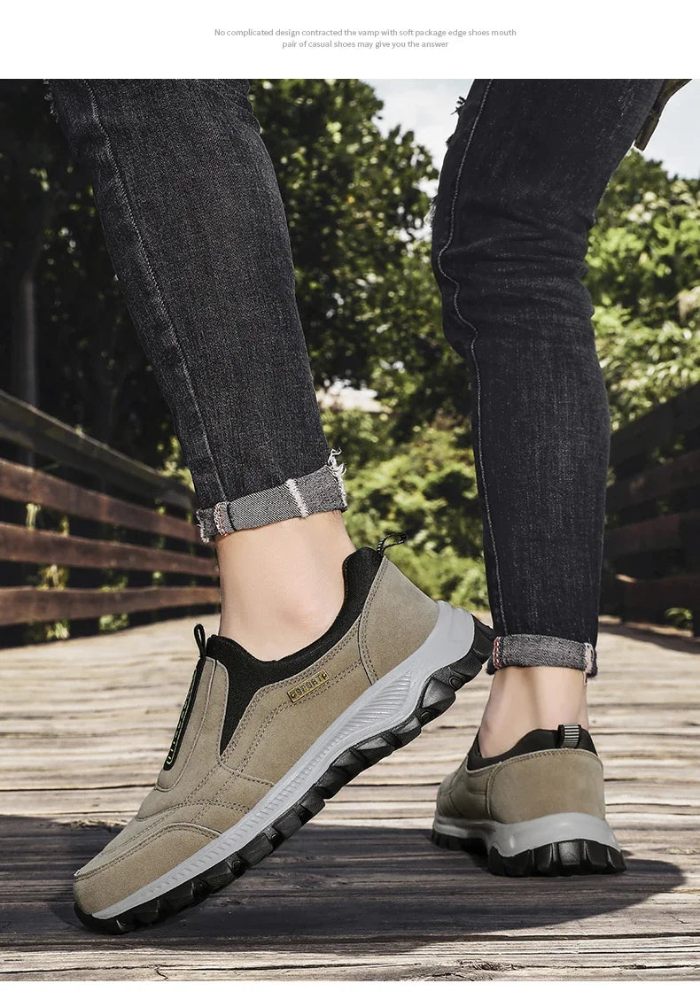 Men's Outdoor Camping, Light Running, Jogging, Leisure Mountaineering, Men's Shoes, Anti Slip Hiking Shoes, Large Size 39-49