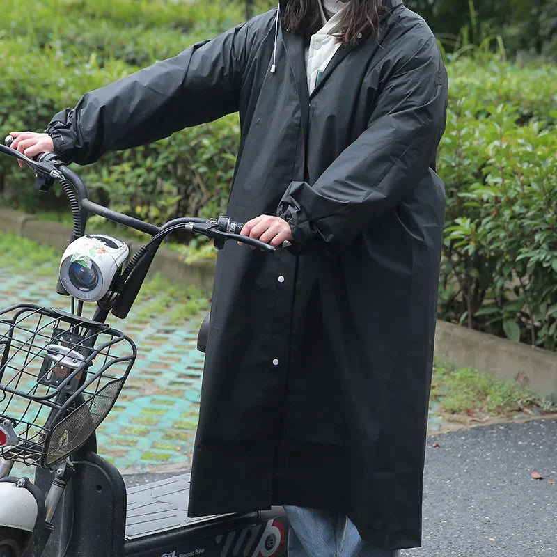 Transparent Raincoat Premium Reusable Full-Body Waterproof Gear for Men Women Perfect Rainy Commutes Leisure Outings