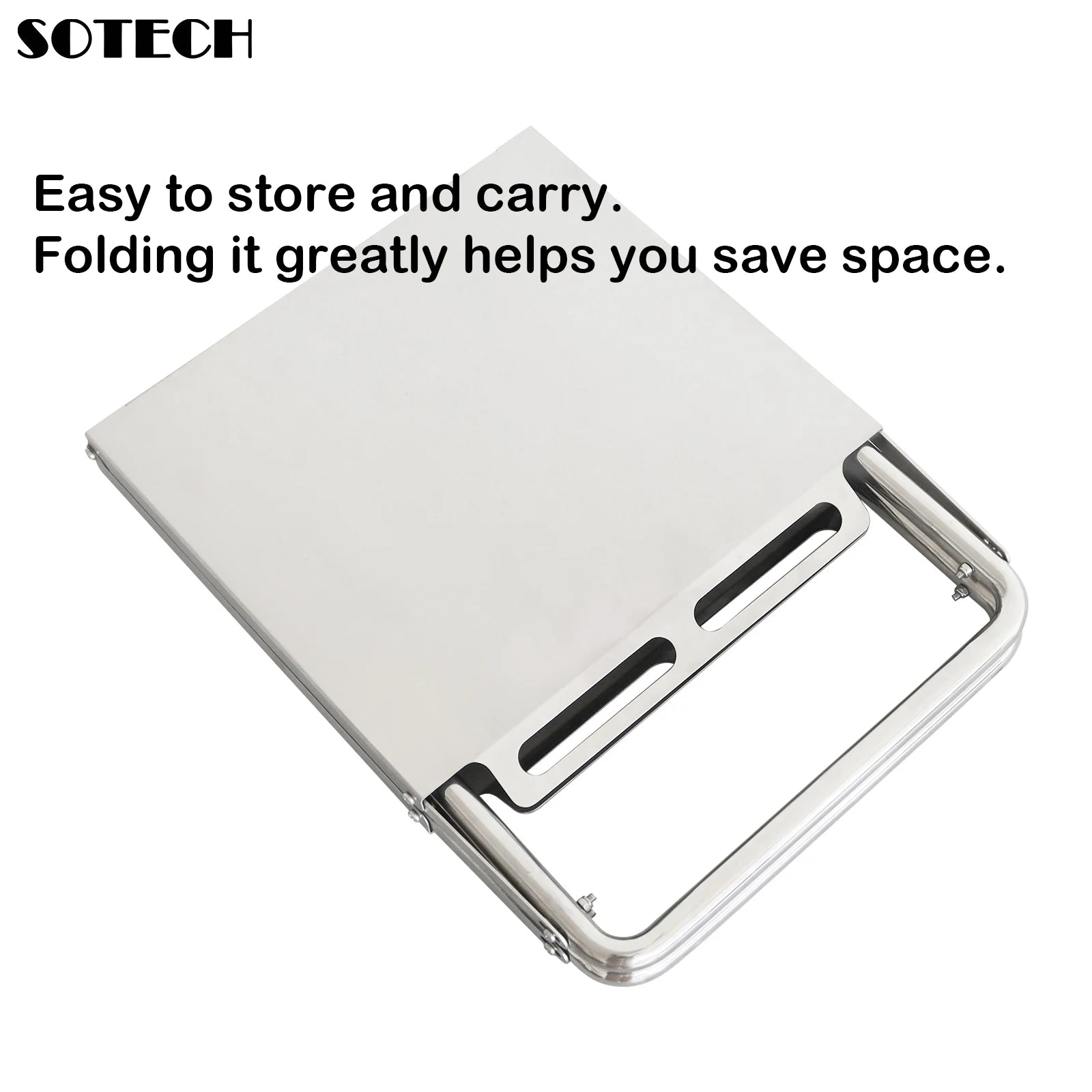 Outdoor Camping Folding Table Stainless Steel Portable Multi-functional Lightweight Table For Festival Party Picnic Hiking BBQ