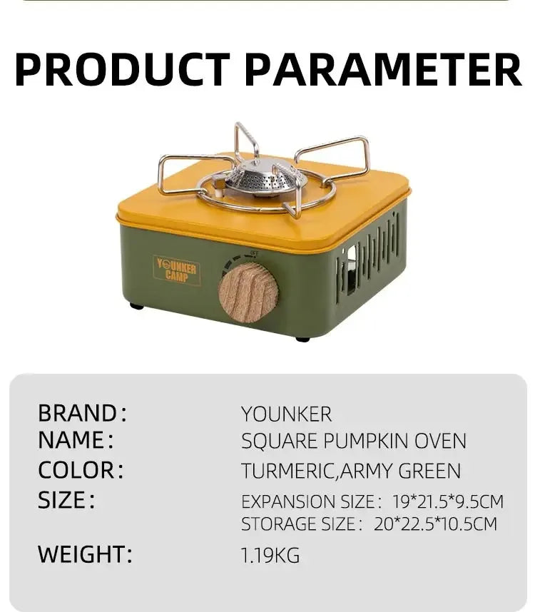 Outdoor Stove Camping Simple Design Compact Lightweight Easy To Carry High-strength Corrosion-resistant Diverse Safety Functions