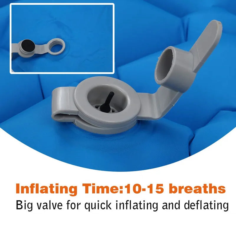 Sleeping Pad Ultralight Inflatable Sleeping Pad for Camping,Ultralight Waterproof Sleeping Mat W/Pillow Hammock Mate air sofa