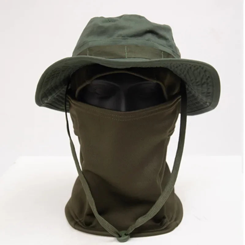 Fishing Hat with Camouflage Design - Suitable for Outdoor Activities Like Hiking, Camping and Fishing
