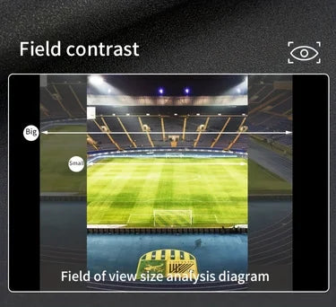 High-definition high-magnification 735 binoculars are portable and compact for bird watching, sightseeing and travel