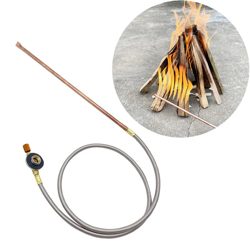 Outdoor Handheld Fire Starter Woods Burning Ignition Equipment Barbecue Point Carbon Wood Burning Stove Ignition Device