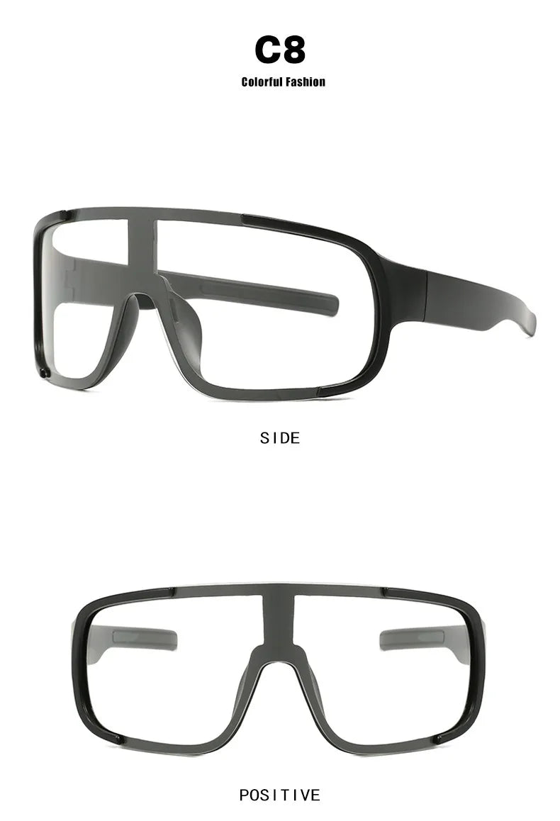 Sunglasses for women, cycling glasses, outdoor sports, running, UV protection, windproof, men's sunglasses, round face